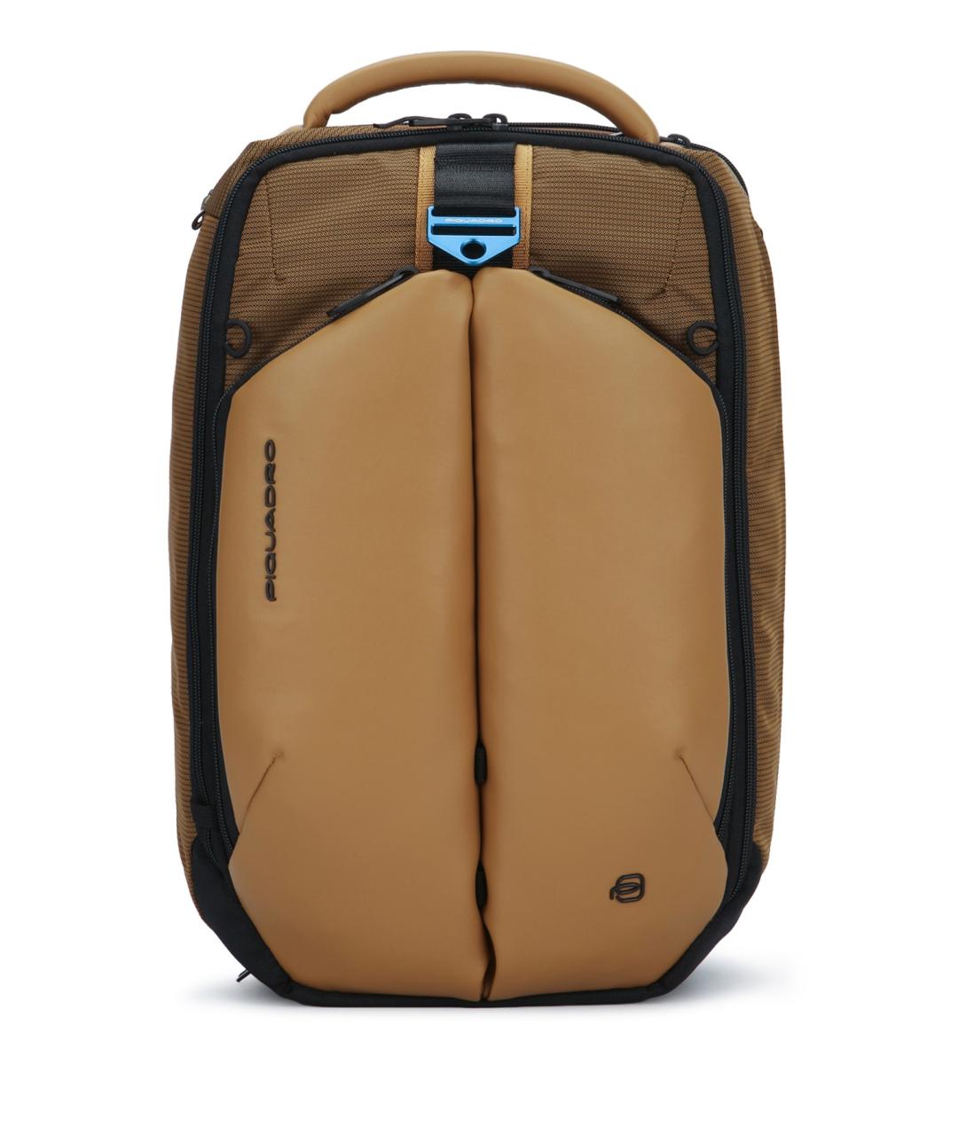 PIQUADRO Оранжевый тканевый рюкзак, фото 1