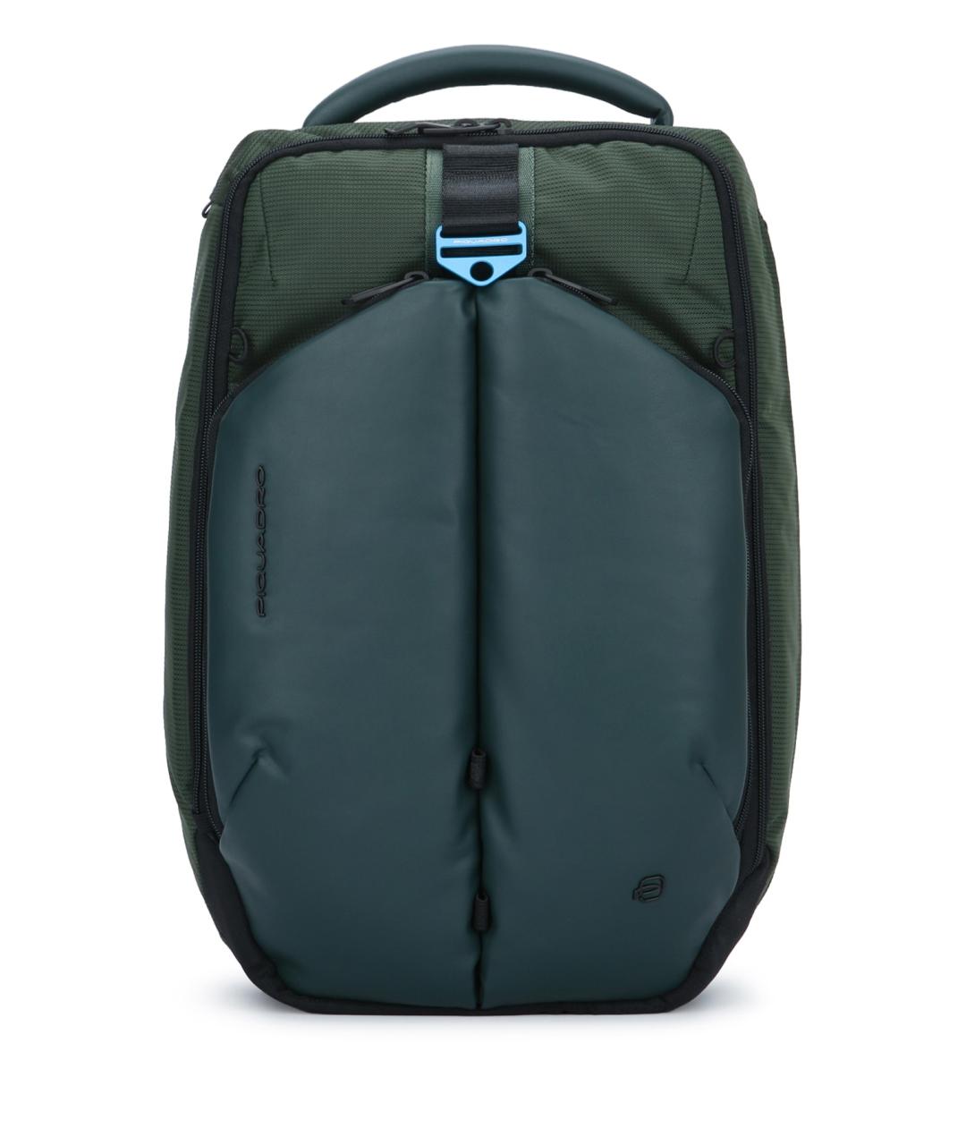 PIQUADRO Зеленый тканевый рюкзак, фото 1