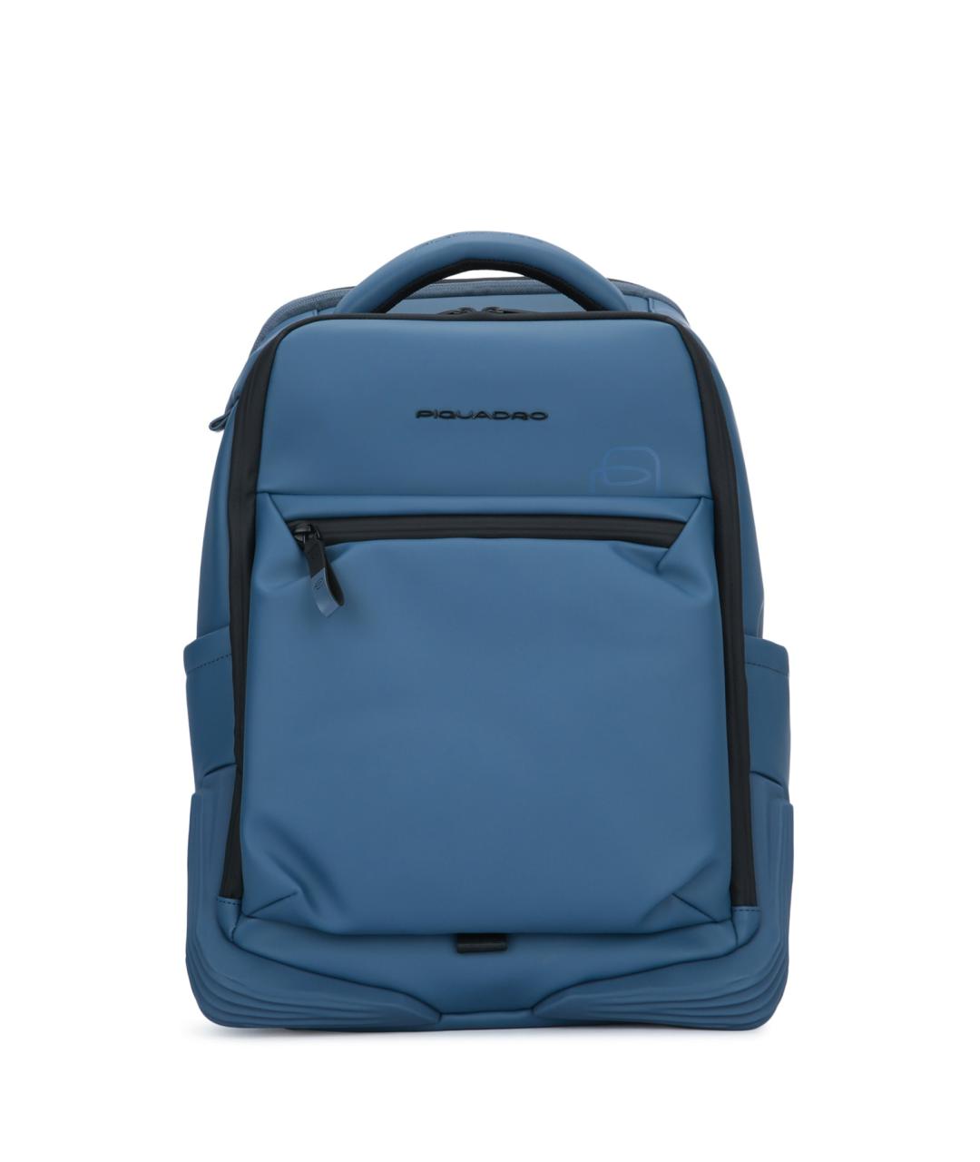 PIQUADRO Синий рюкзак из искусственной кожи, фото 1