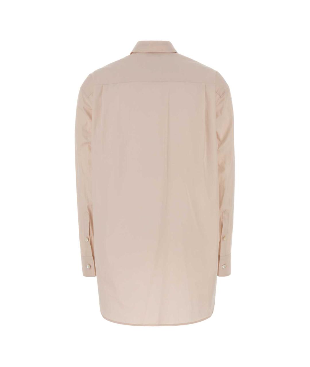 JIL SANDER Розовая хлопковая рубашка, фото 2