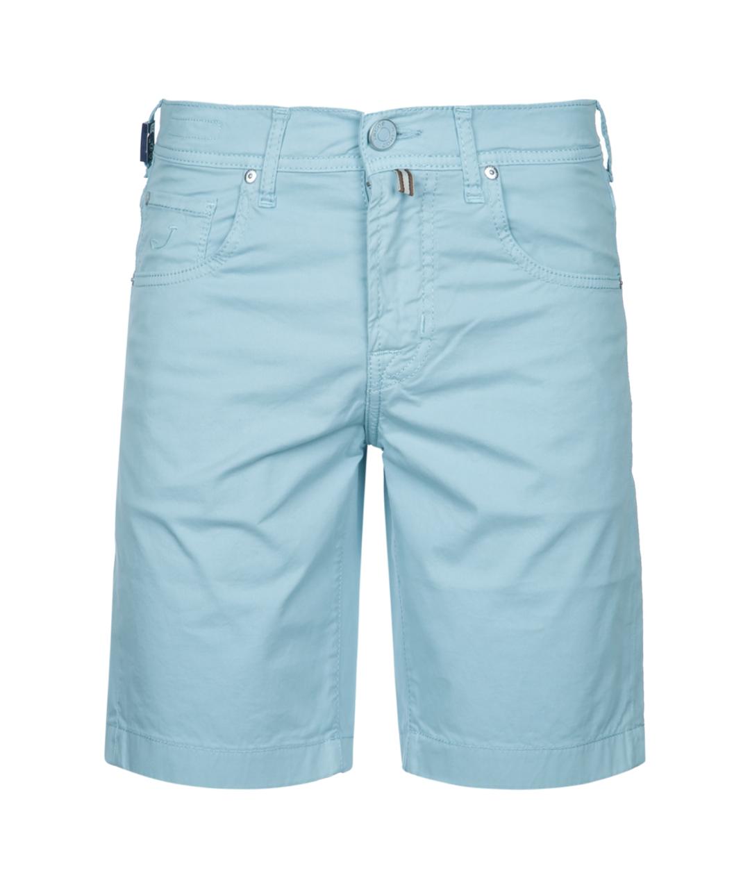 JACOB COHEN Голубые хлопковые шорты, фото 1