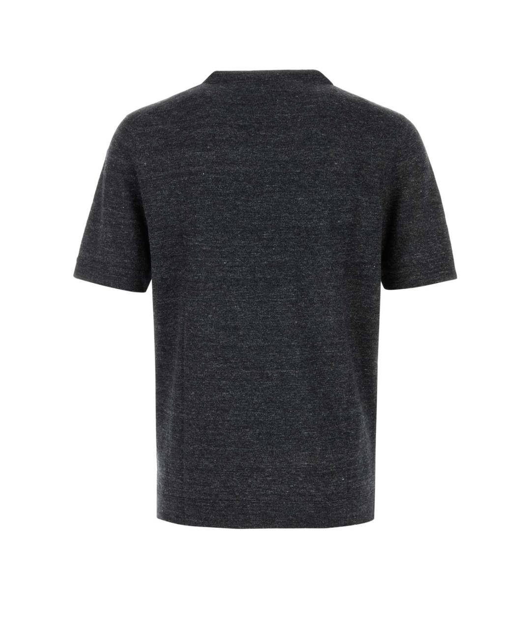 BRUNELLO CUCINELLI Черный хлопковый джемпер / свитер, фото 2