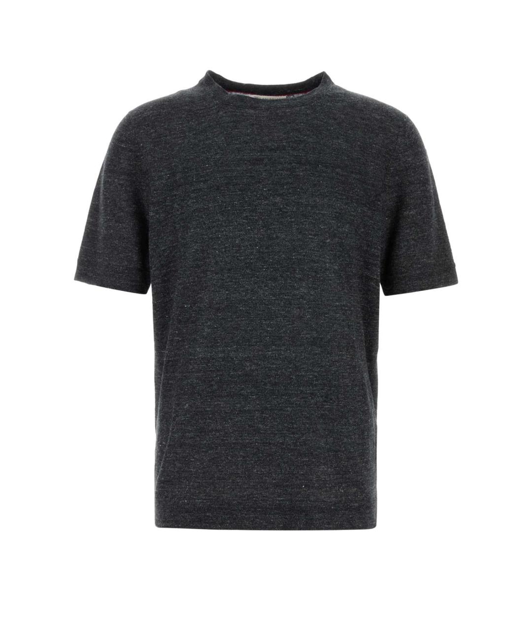 BRUNELLO CUCINELLI Черный хлопковый джемпер / свитер, фото 1