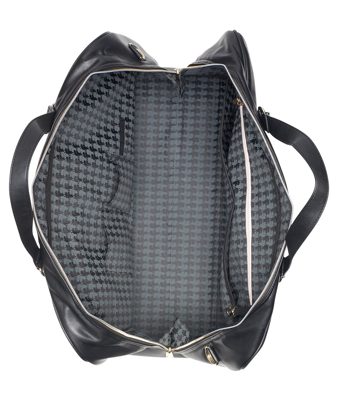KARL LAGERFELD Черная дорожная/спортивная сумка из искусственной кожи, фото 4