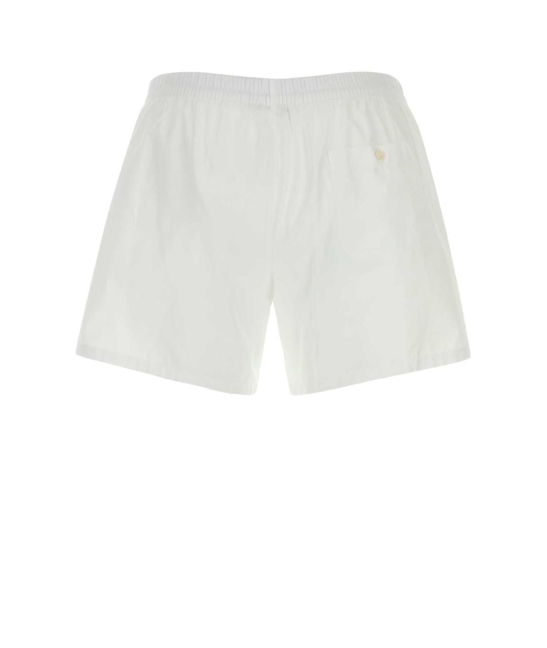 DOLCE&GABBANA Белые хлопковые шорты, фото 2