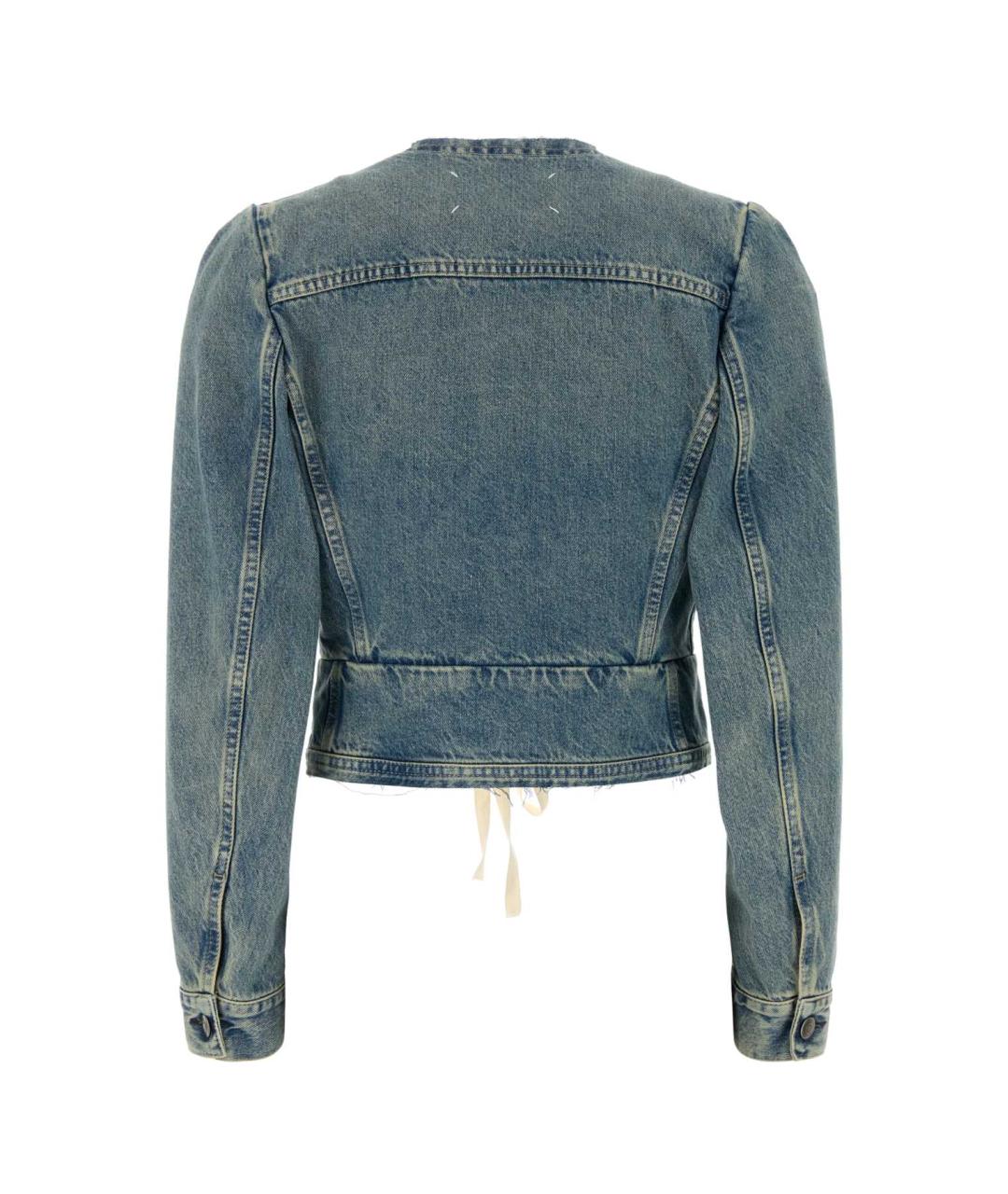 MAISON MARGIELA Синий хлопковый жакет/пиджак, фото 2