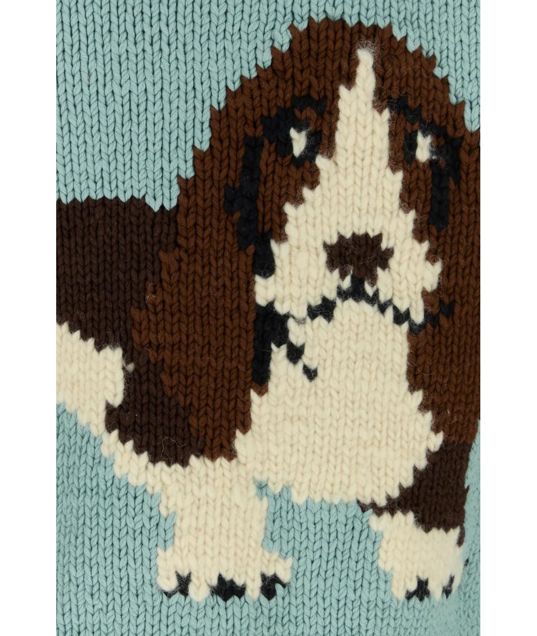 JUNYA WATANABE Голубой хлопковый кардиган, фото 3