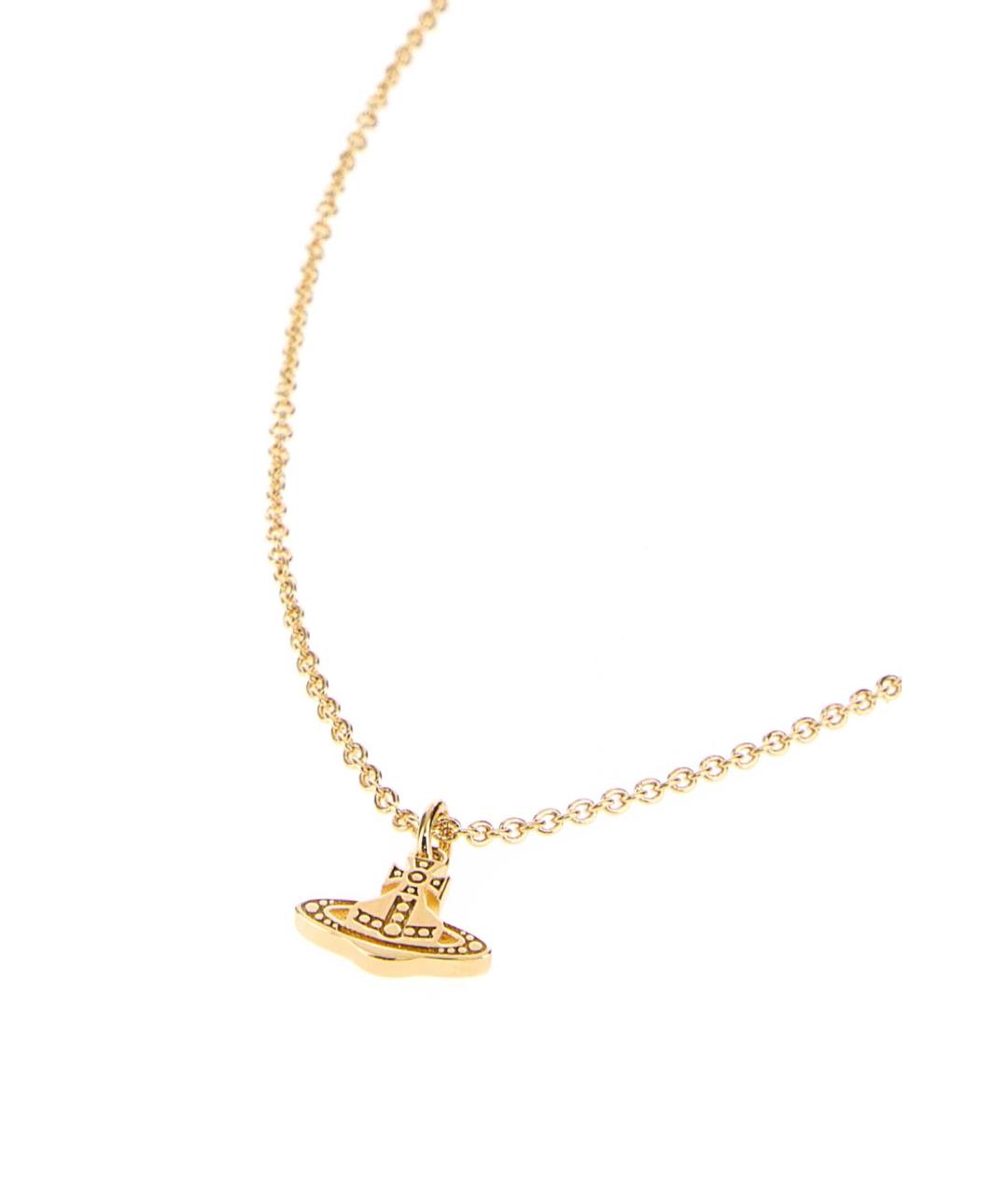 VIVIENNE WESTWOOD Золотая латунная цепочка, фото 2