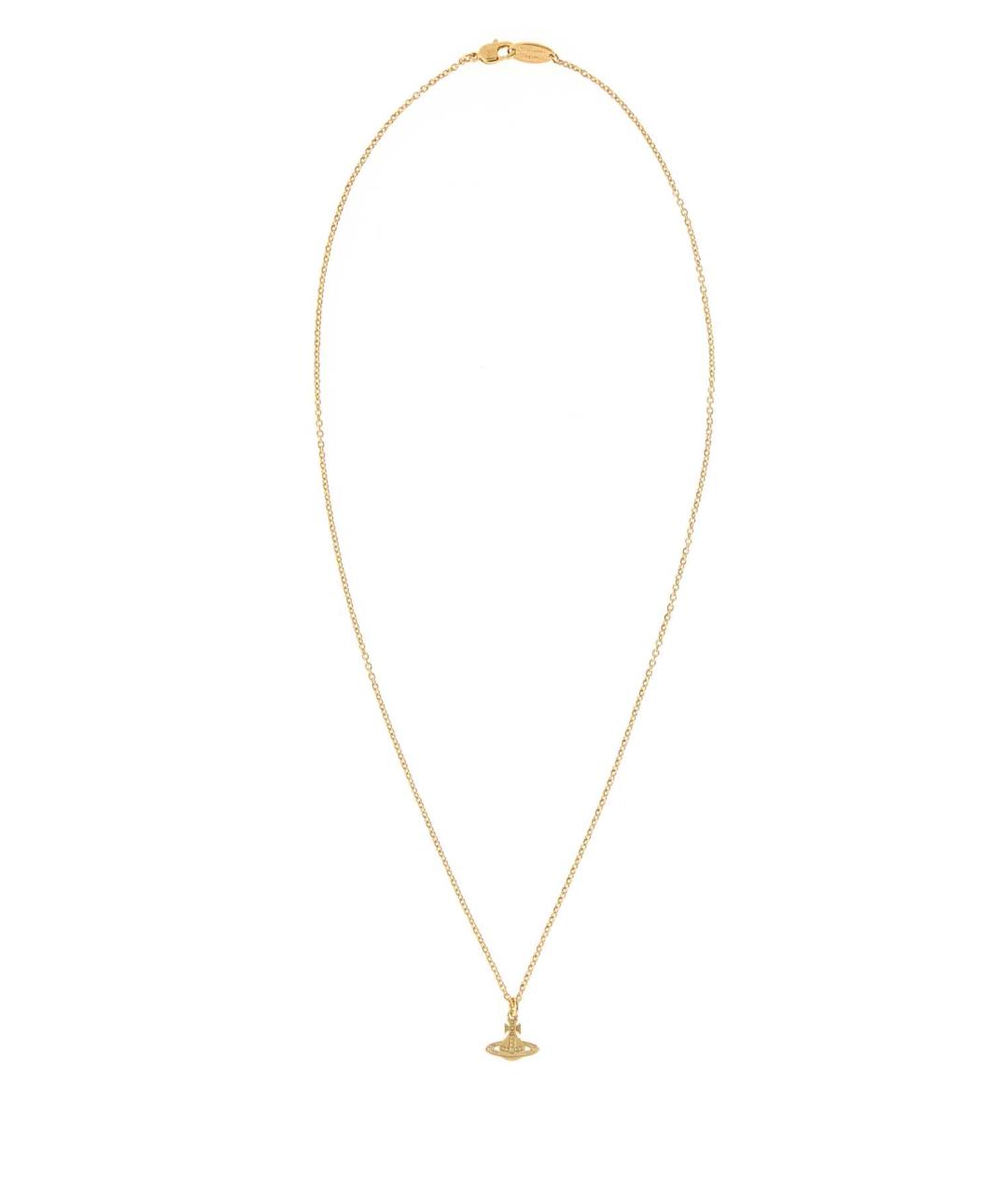 VIVIENNE WESTWOOD Золотая латунная цепочка, фото 1