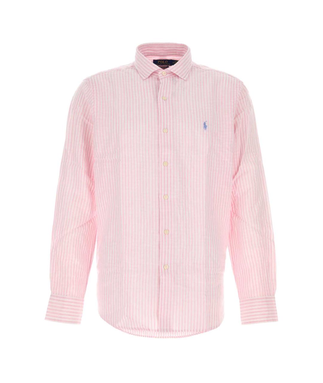 POLO RALPH LAUREN Мульти хлопко-леновая футболка, фото 1