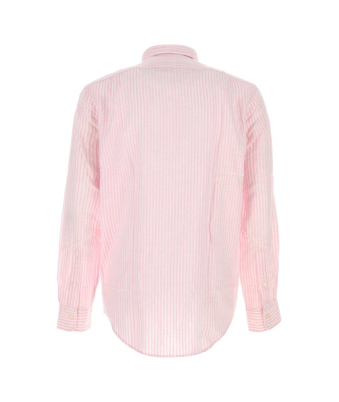 POLO RALPH LAUREN Мульти хлопко-леновая футболка, фото 2