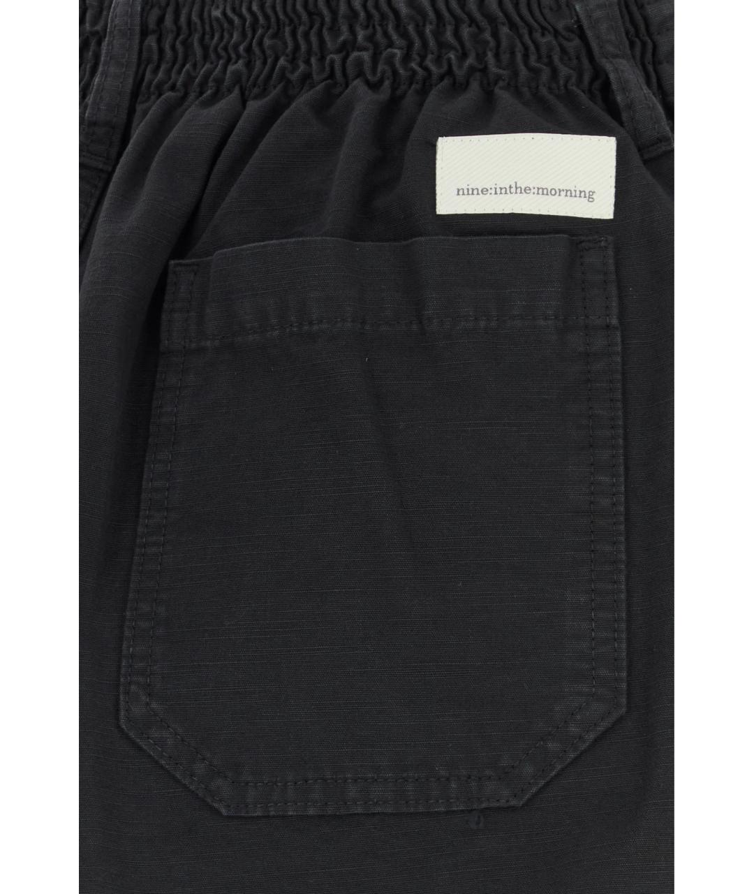 NINE IN THE MORNING Синие хлопковые шорты, фото 3