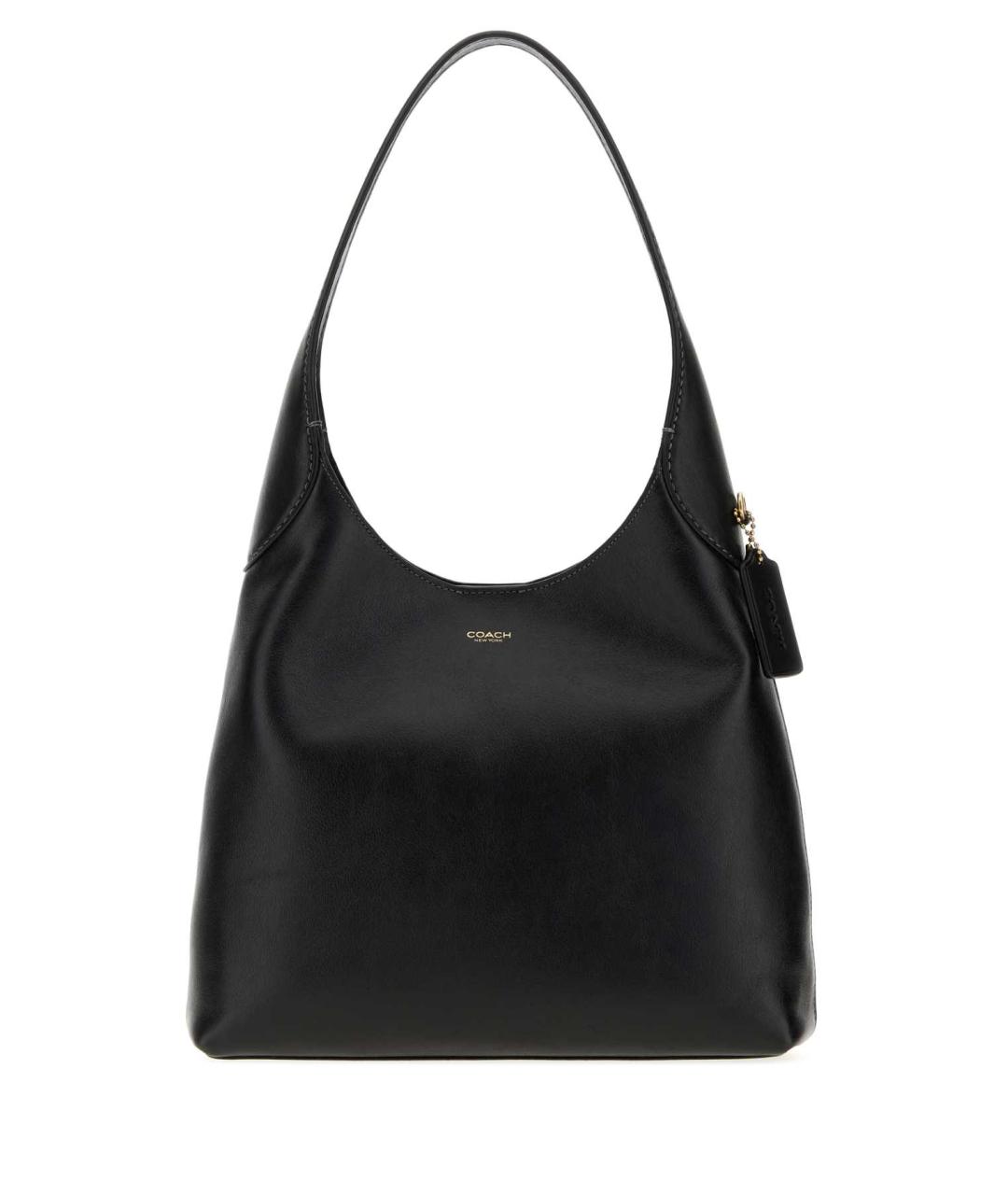 COACH Черная кожаная сумка тоут, фото 1