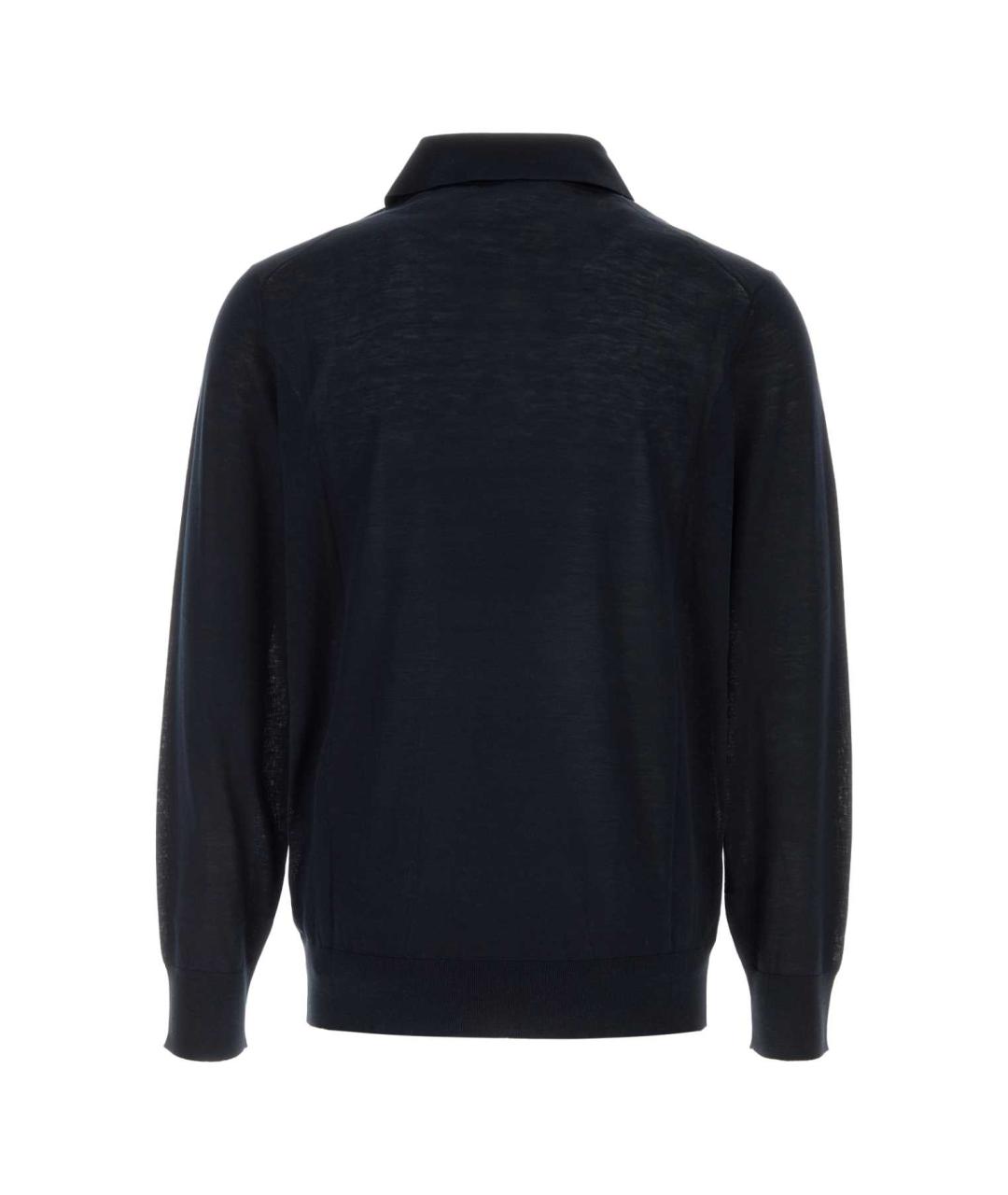 BRUNELLO CUCINELLI Синий хлопковый джемпер / свитер, фото 2