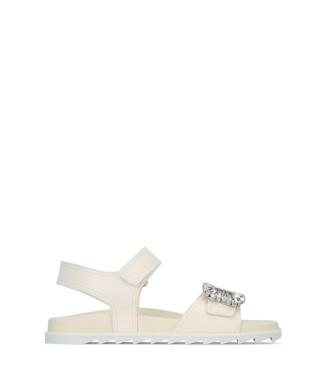 ROGER VIVIER Белые босоножки, фото 1