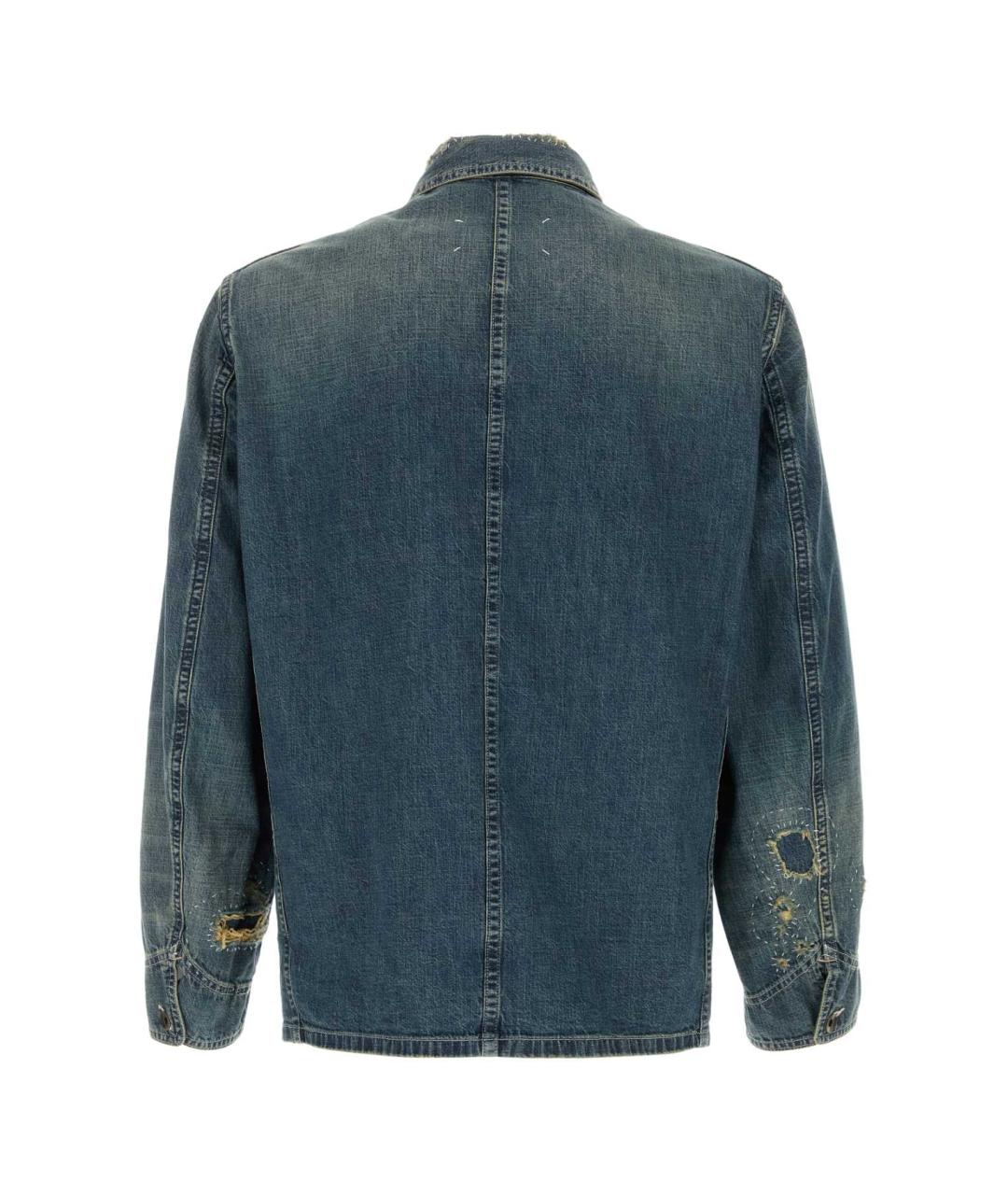 MAISON MARGIELA Синяя хлопковая куртка, фото 2