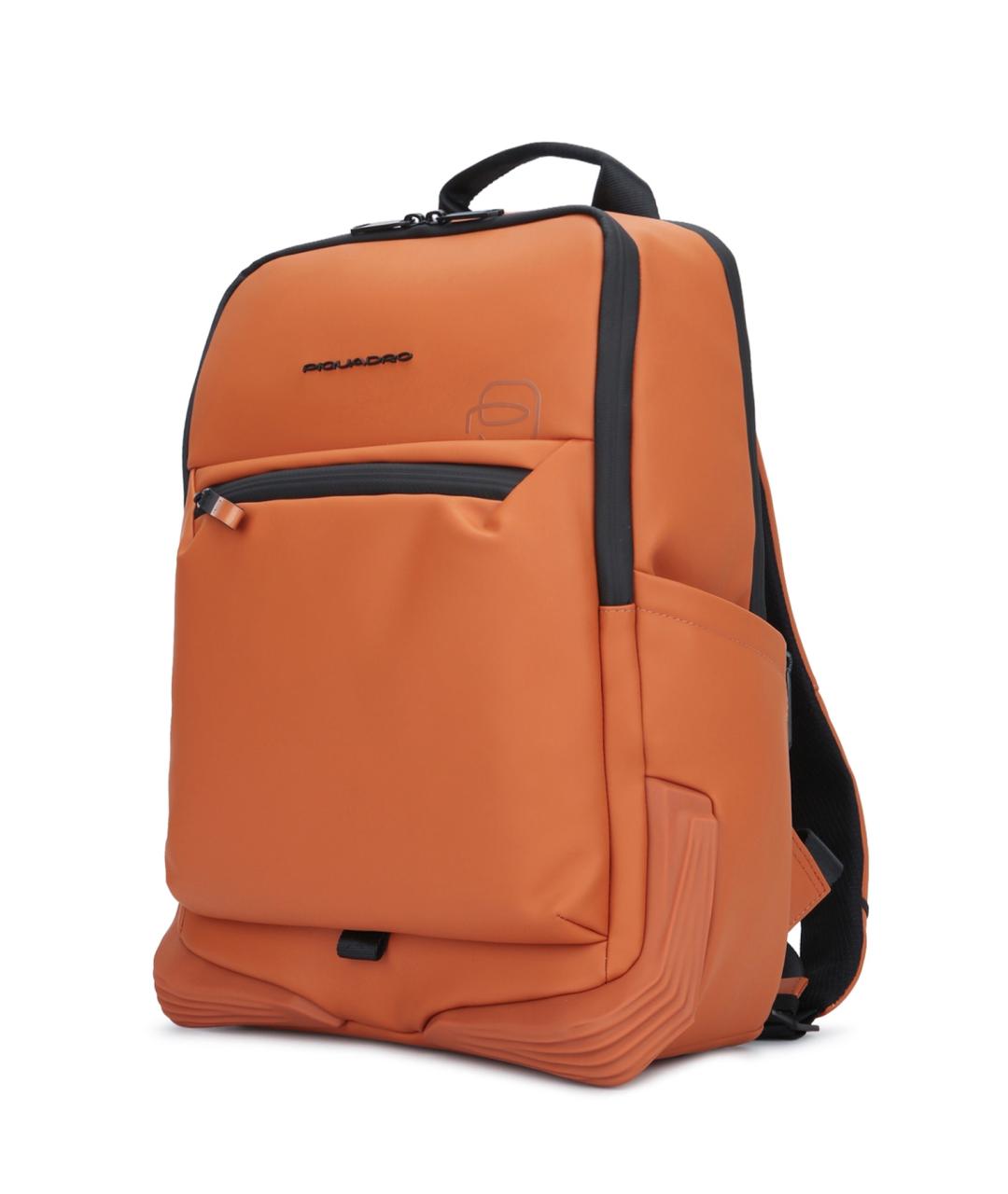 PIQUADRO Оранжевый синтетический рюкзак, фото 2