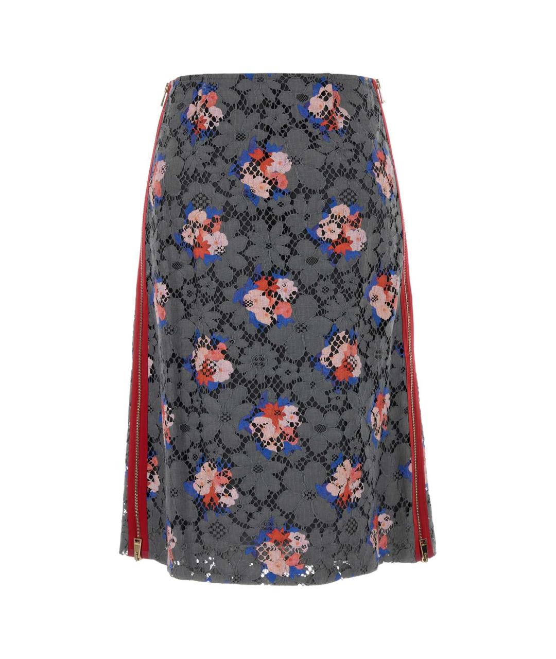 FENDI Мульти хлопковая юбка миди, фото 2