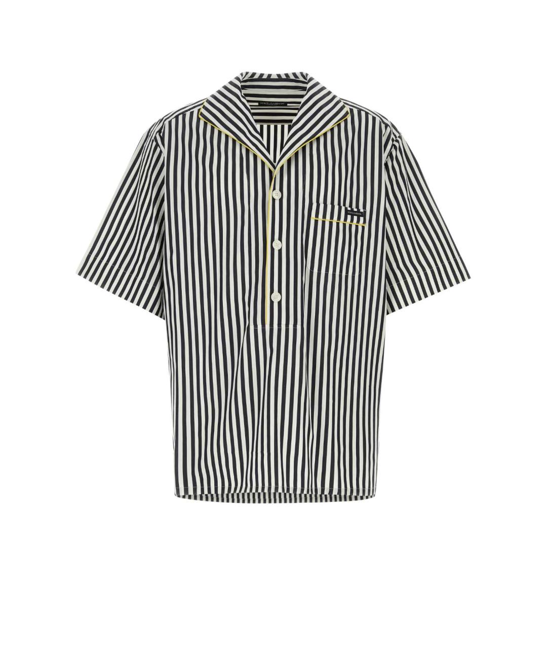 DOLCE&GABBANA Мульти хлопко-шелковая кэжуал рубашка, фото 2