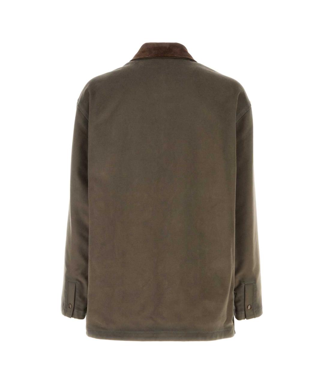 LOEWE Зеленая вискозная куртка, фото 2