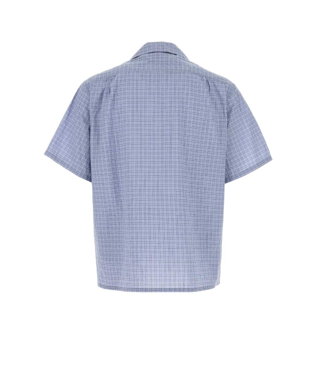 MAISON MARGIELA Голубая хлопковая кэжуал рубашка, фото 2