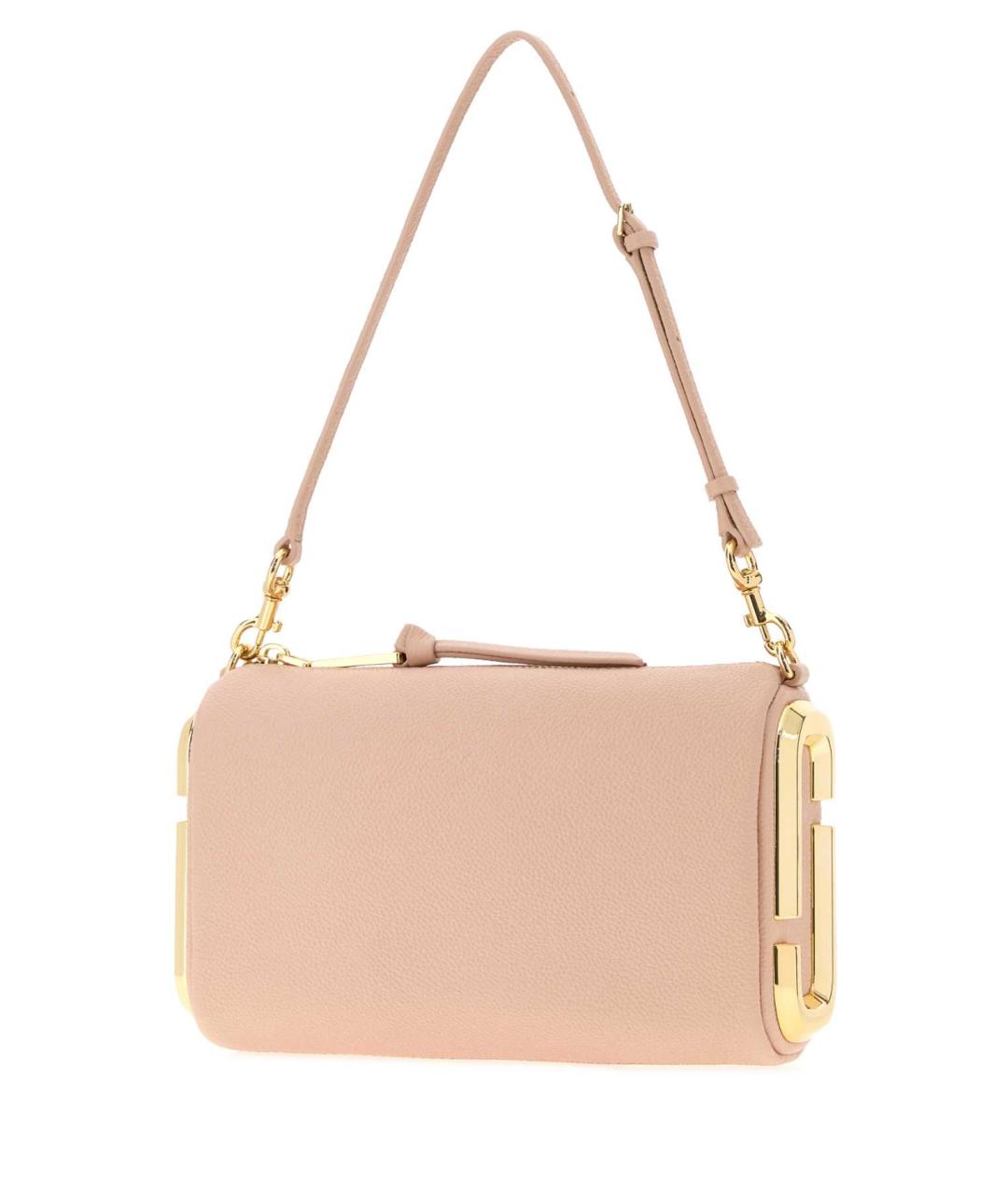 MARC JACOBS Розовая кожаная сумка с короткими ручками, фото 2