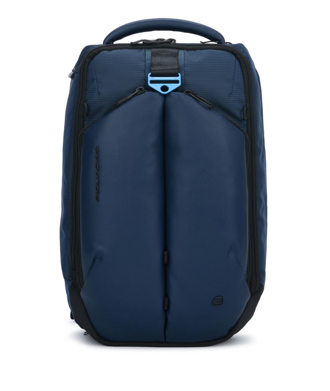 PIQUADRO Синий тканевый рюкзак, фото 1