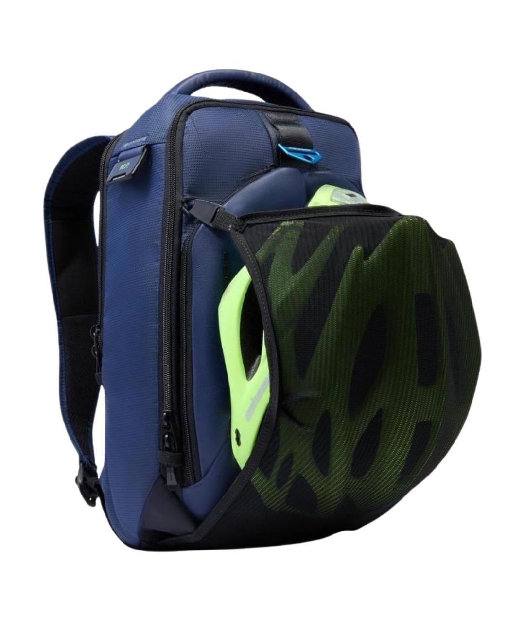 PIQUADRO Синий тканевый рюкзак, фото 3