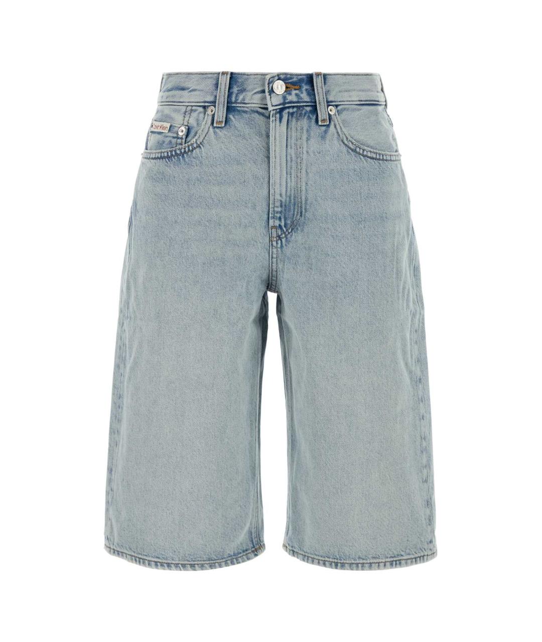 CALVIN KLEIN Голубые хлопковые шорты, фото 1