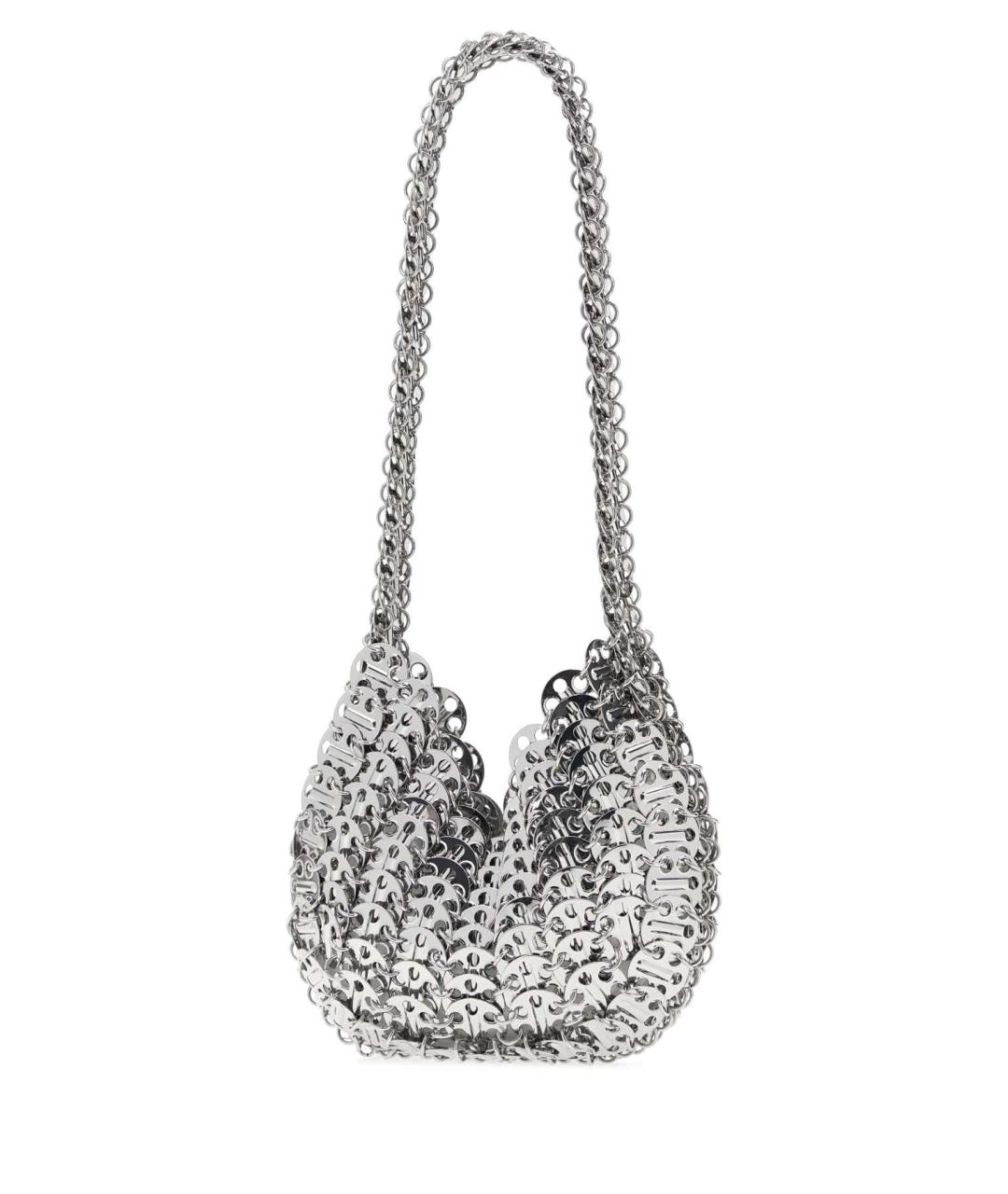 PACO RABANNE Серебряная сумка через плечо, фото 2