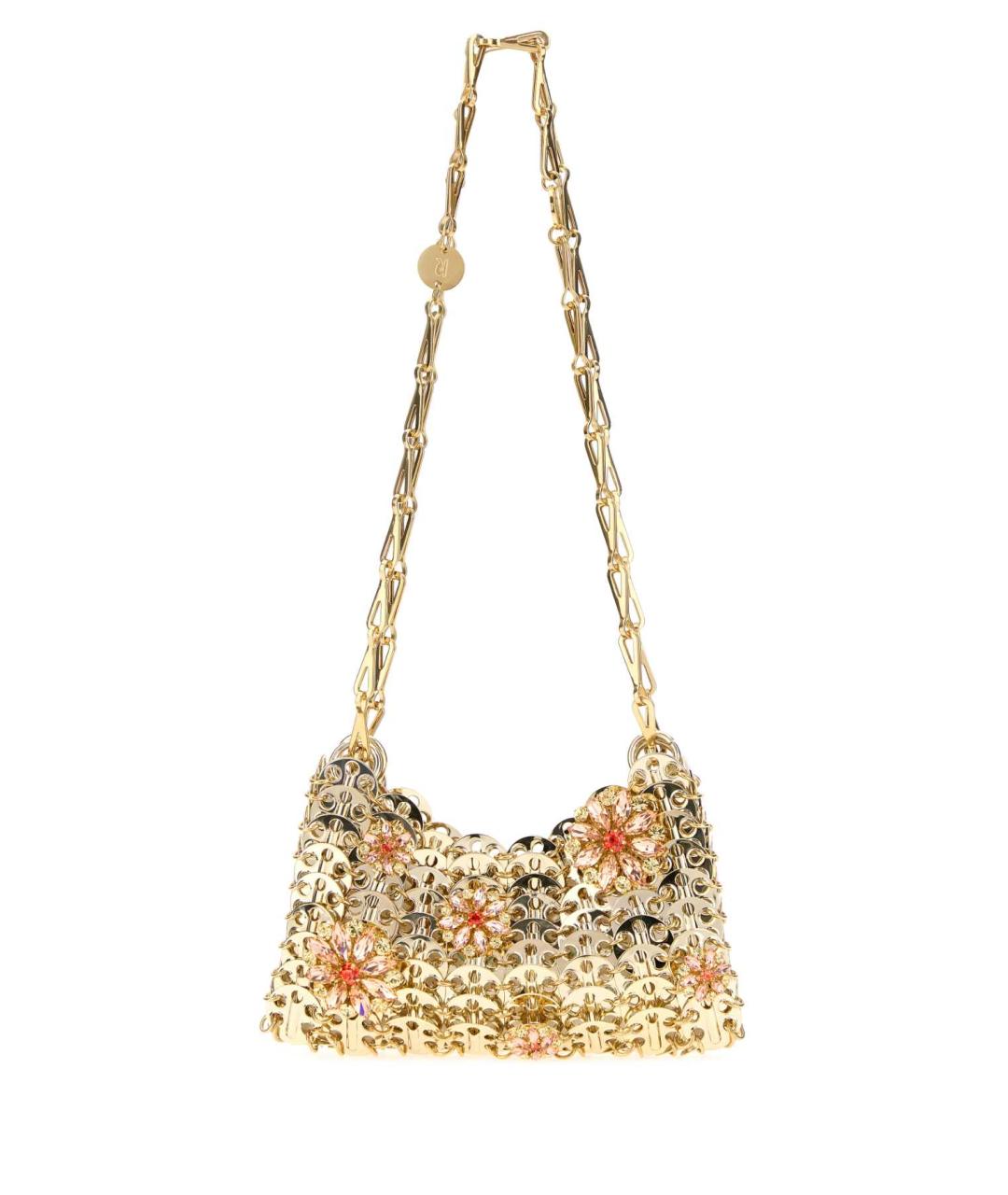 PACO RABANNE Золотая сумка через плечо, фото 1
