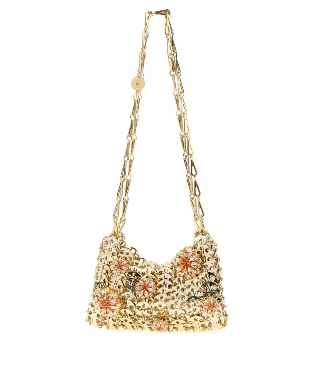 PACO RABANNE Золотая сумка через плечо, фото 2