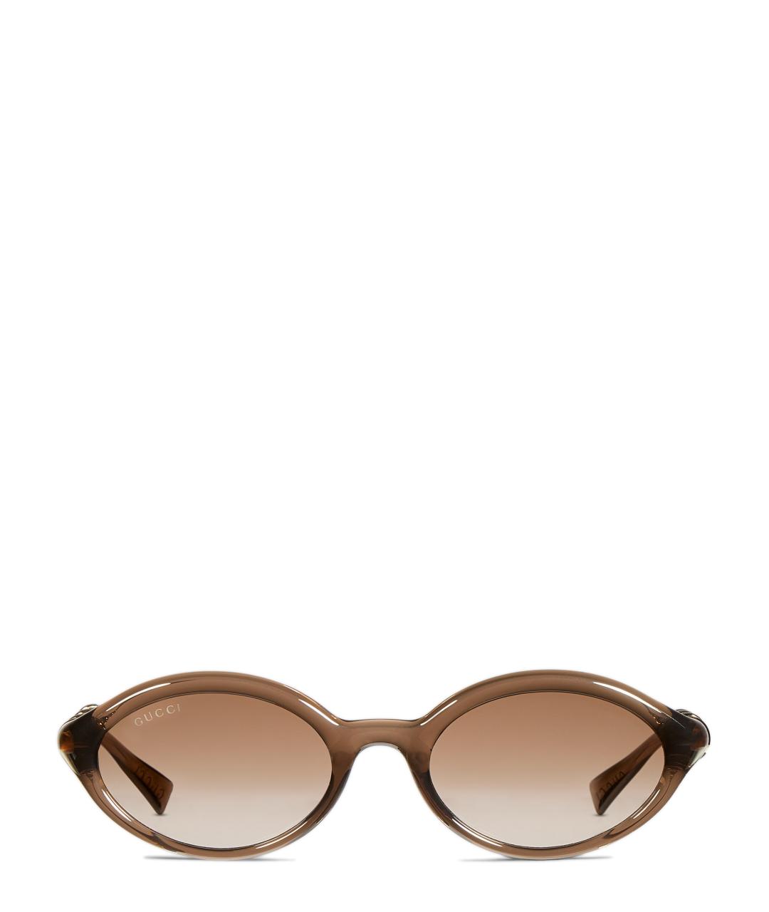 GUCCI Коричневые солнцезащитные очки, фото 1