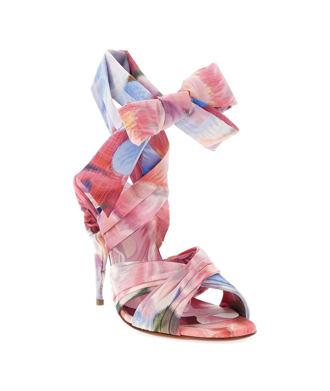 CHRISTIAN LOUBOUTIN Мульти кожаные босоножки, фото 3