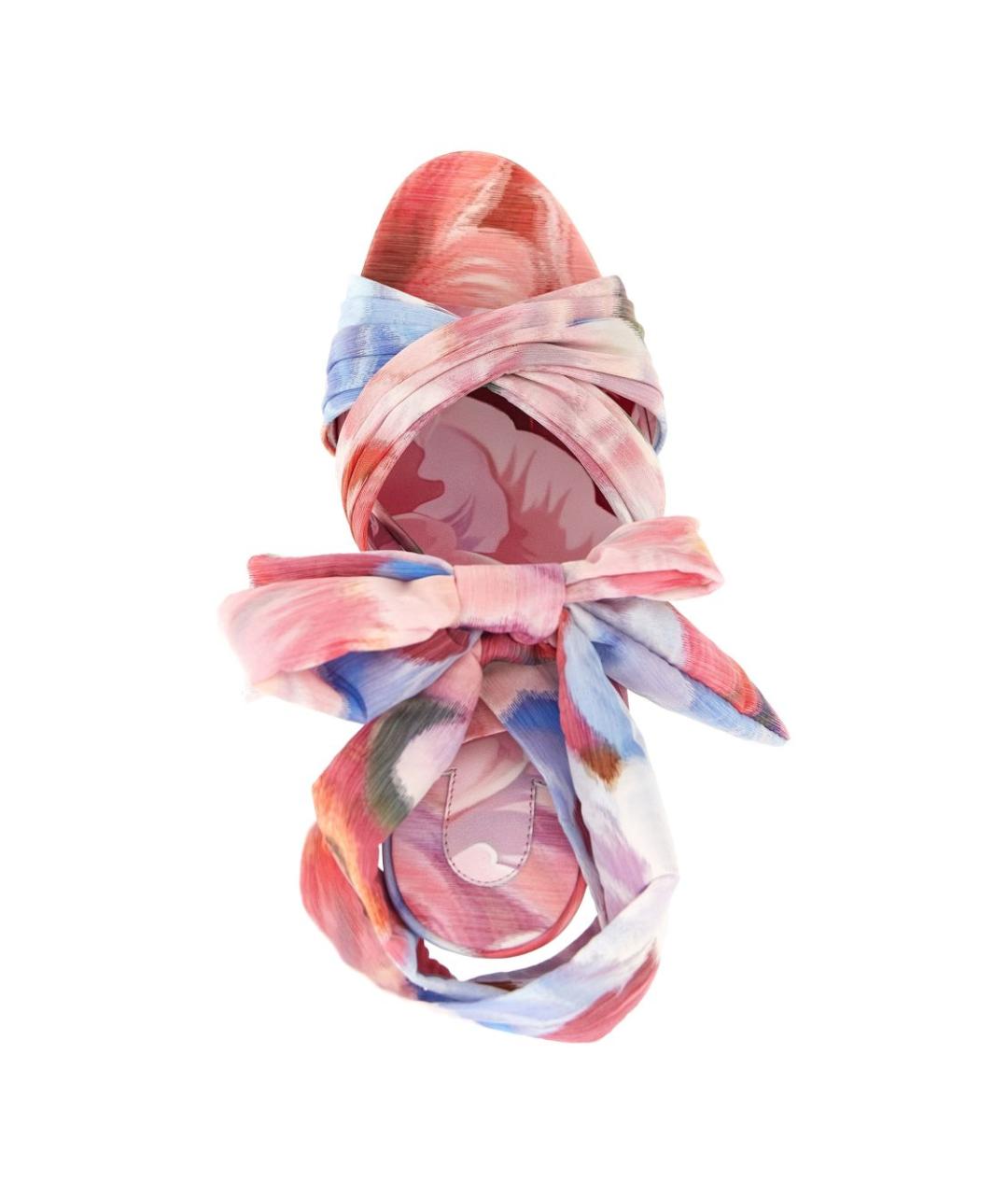 CHRISTIAN LOUBOUTIN Мульти кожаные босоножки, фото 4