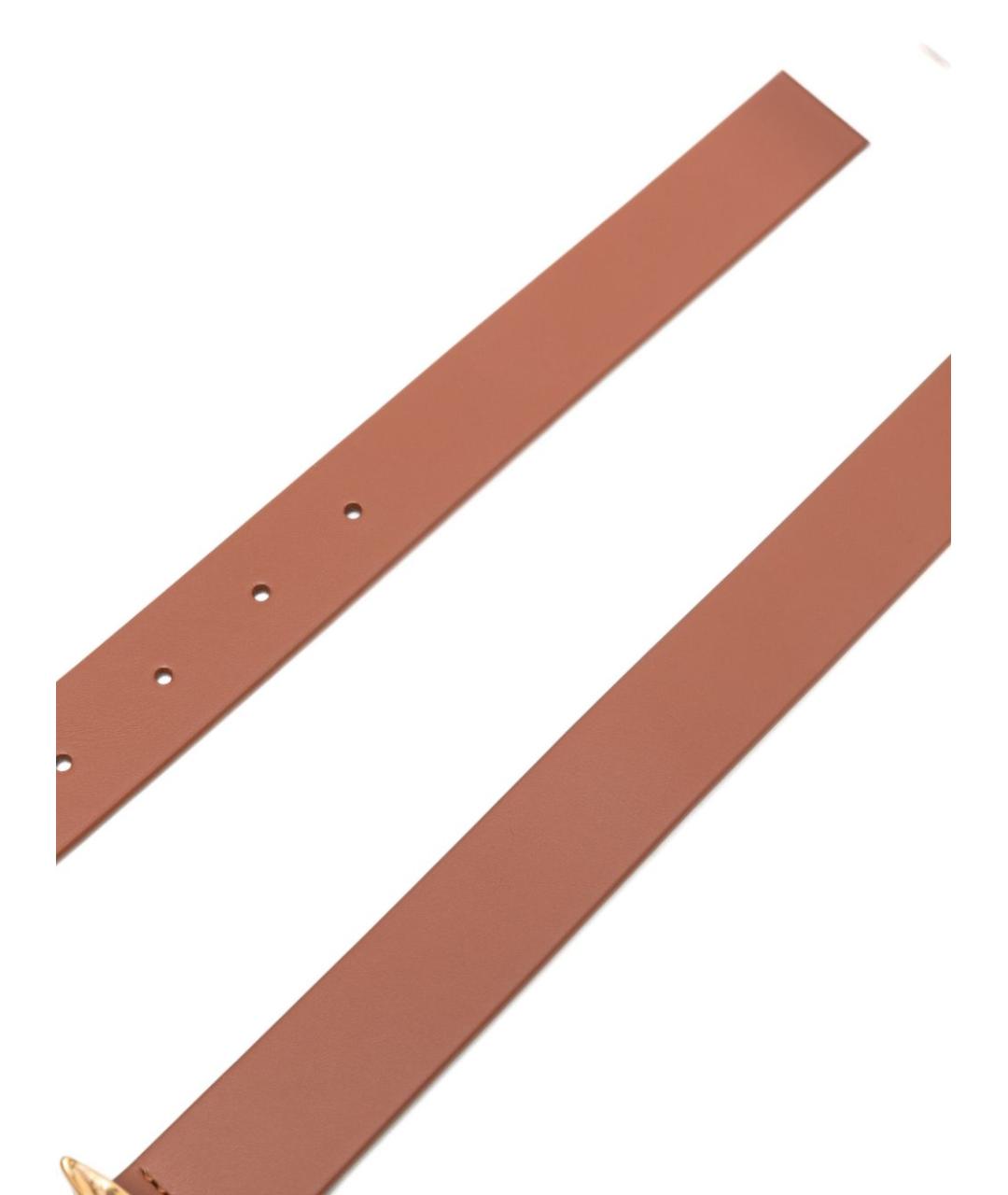 ZIMMERMANN Коричневый кожаный ремень, фото 3