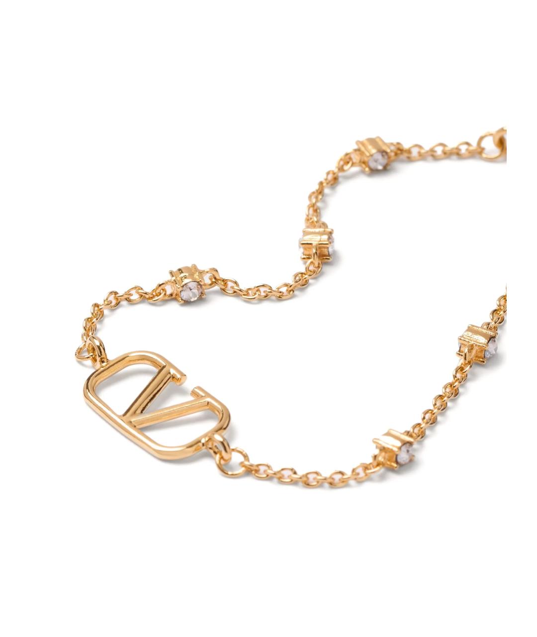 VALENTINO Золотой металлический браслет, фото 2