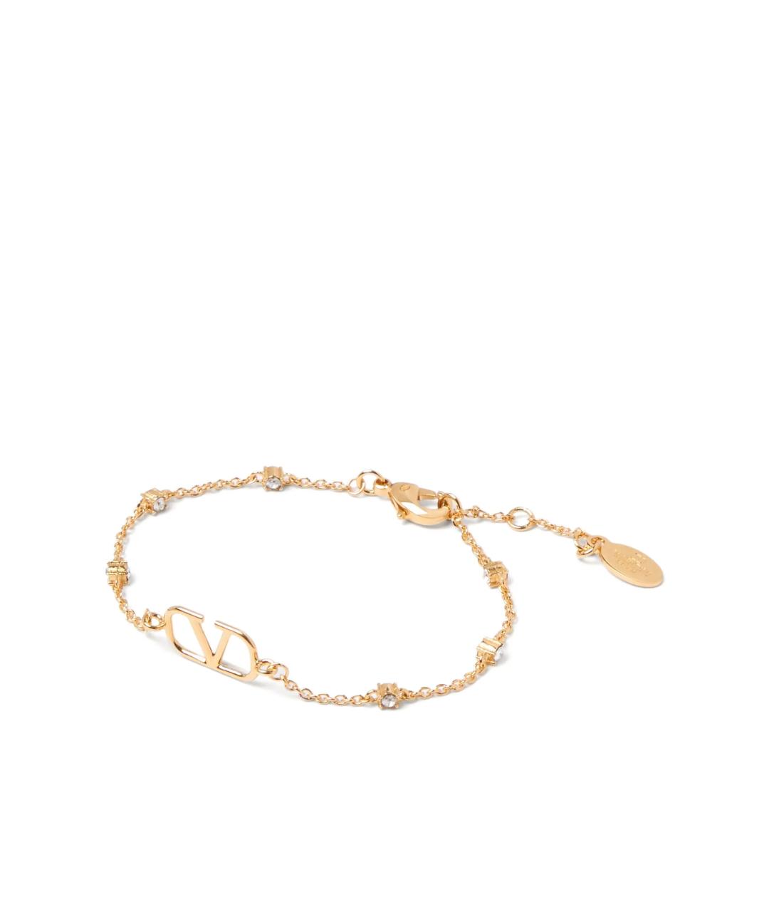 VALENTINO Золотой металлический браслет, фото 3