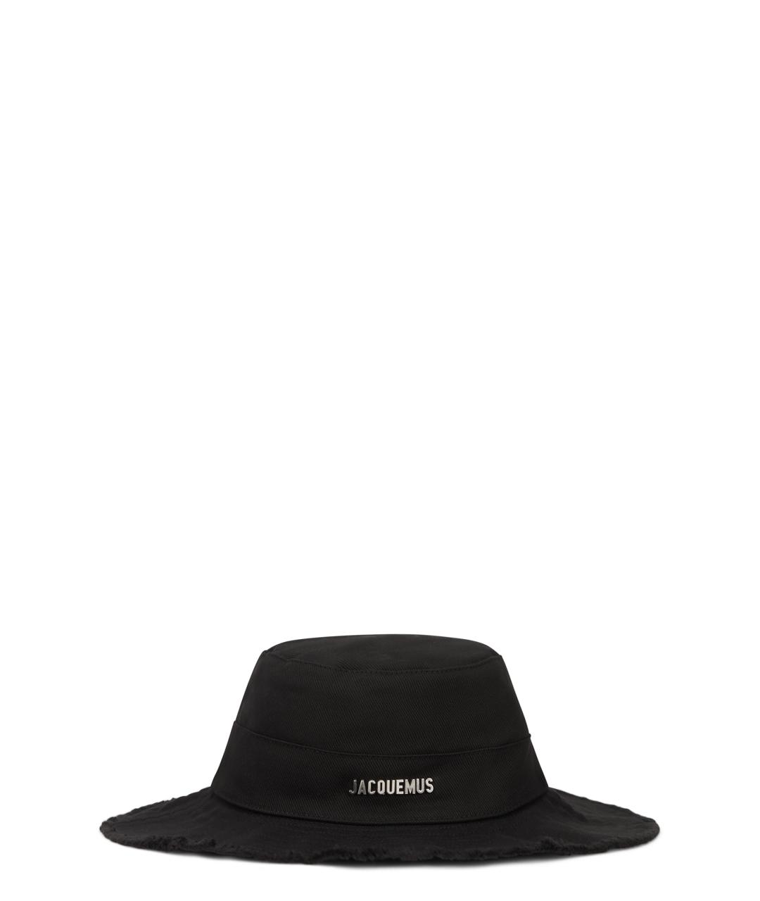 JACQUEMUS Черная хлопковая шляпа, фото 1