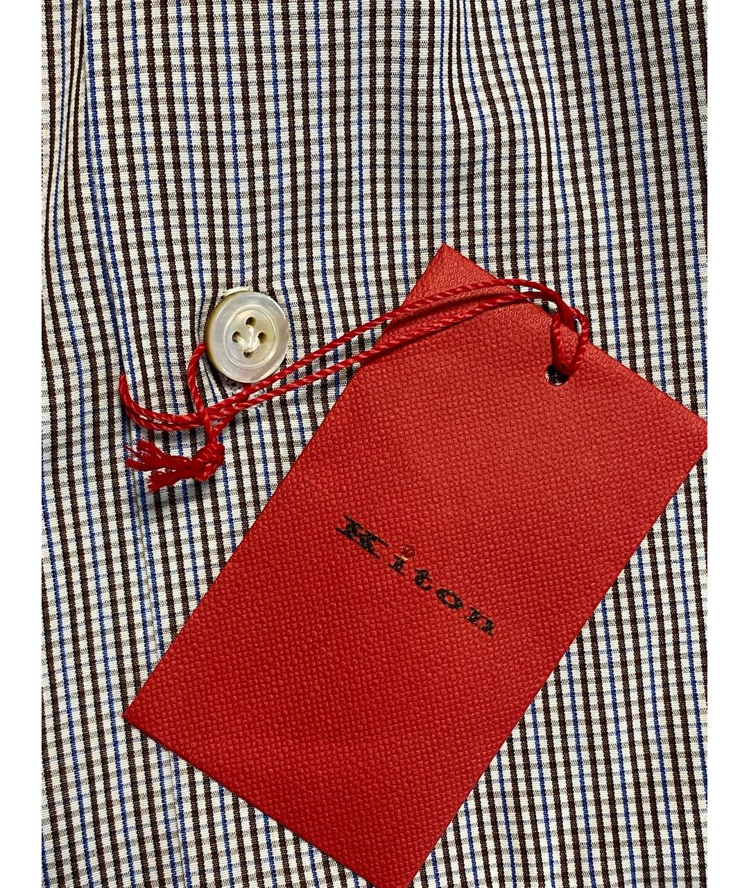 KITON Мульти хлопковая классическая рубашка, фото 5