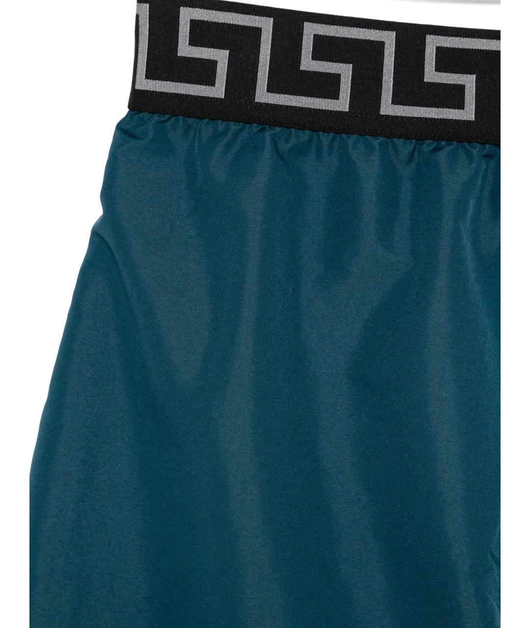 VERSACE Зеленые полиэстеровые плавки, фото 3