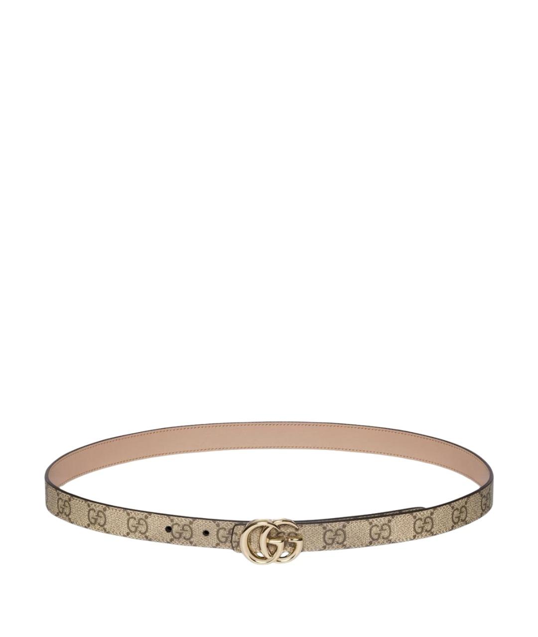 GUCCI Бежевый ремень, фото 1