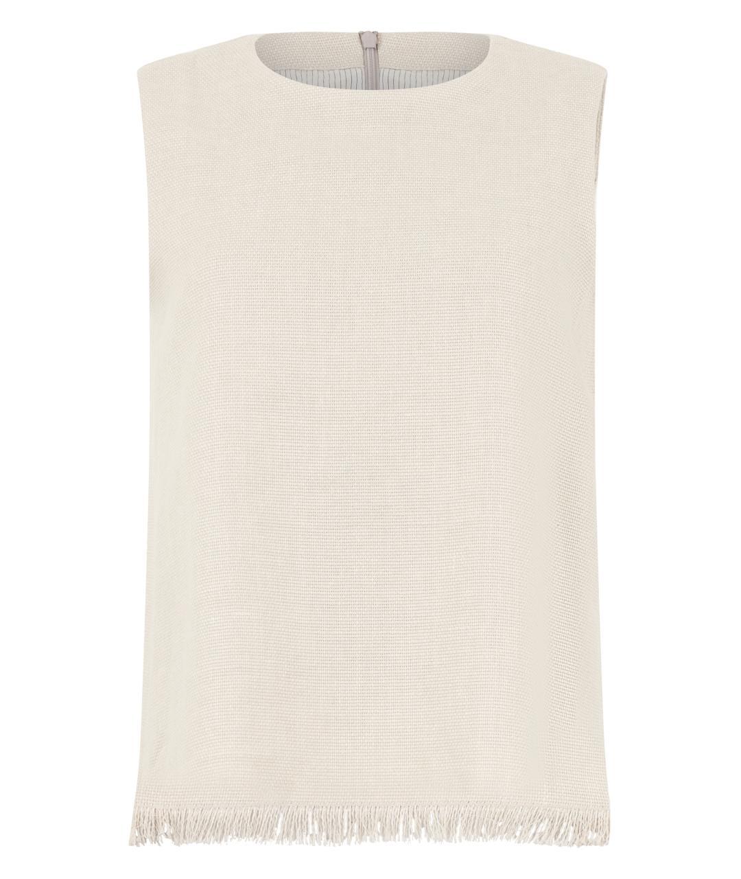 'S MAX MARA Бежевая майка, фото 3