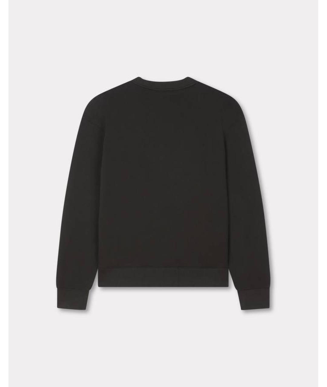 KENZO Черный хлопковый джемпер / свитер, фото 2