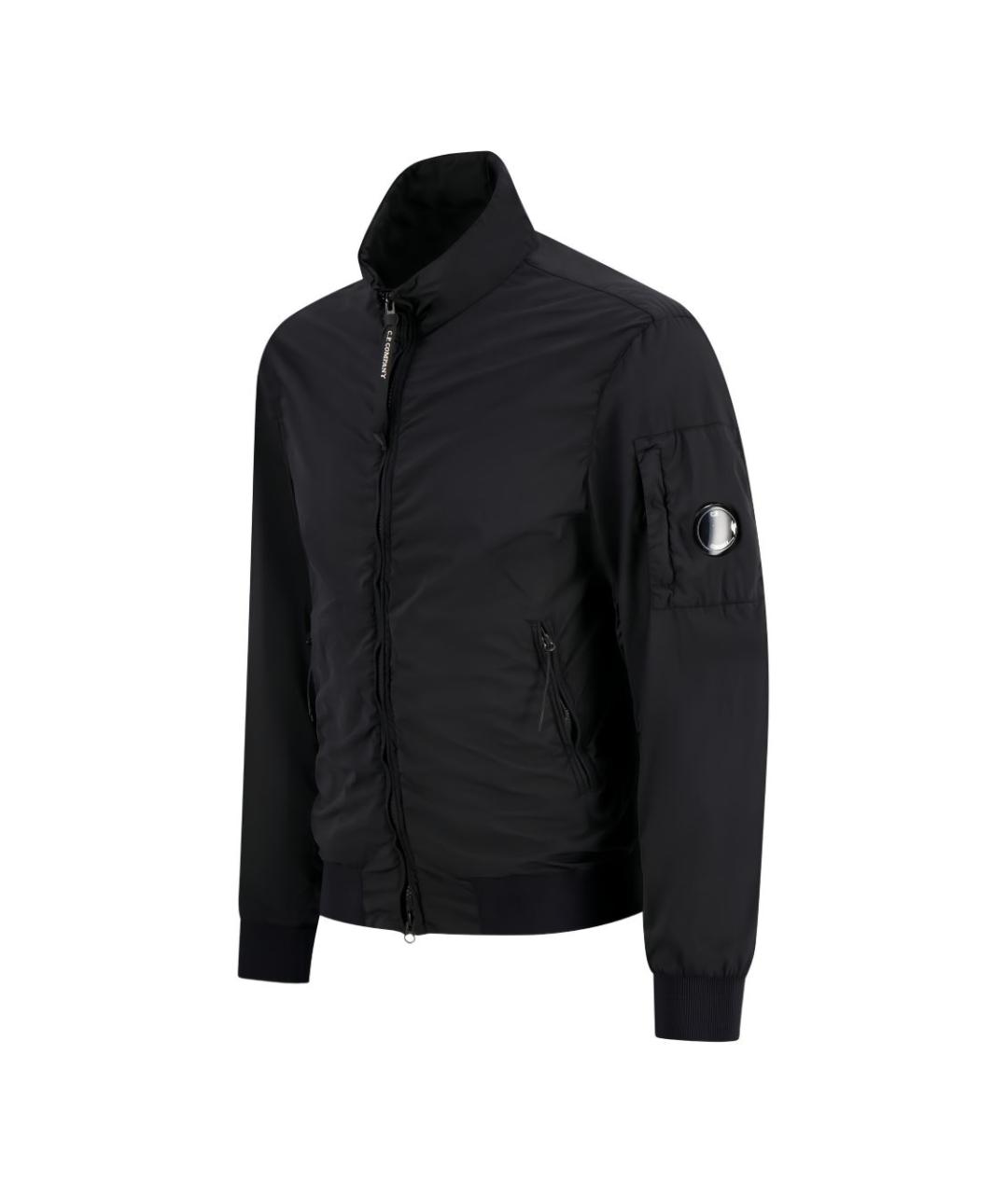 CP COMPANY Черная полиамидовая куртка, фото 2