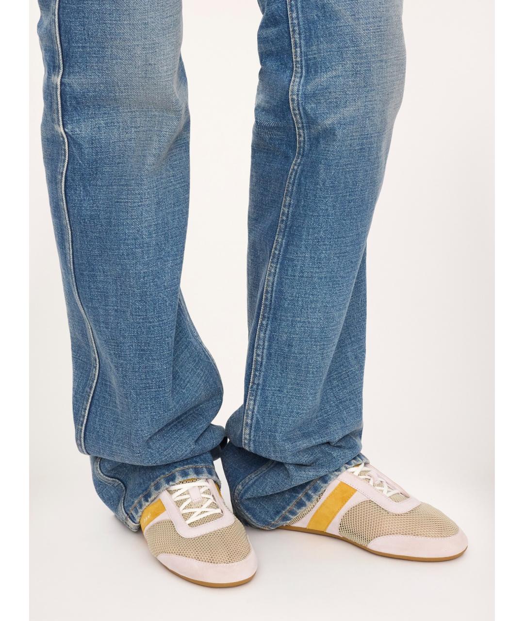 CHLOE Зеленые замшевые кроссовки, фото 2