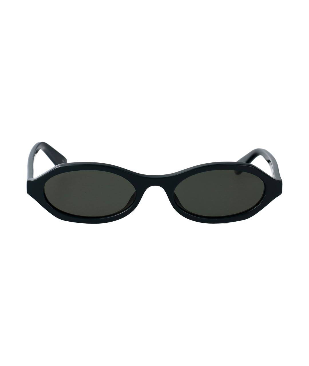 ALEXANDER MCQUEEN Зеленые солнцезащитные очки, фото 1