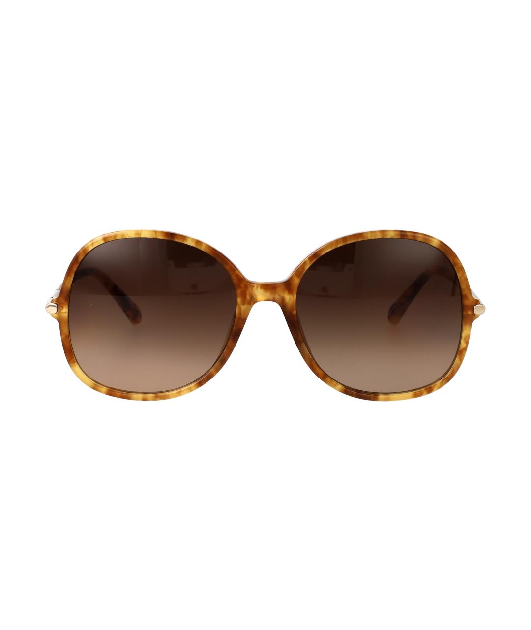 CHLOE Коричневые солнцезащитные очки, фото 2