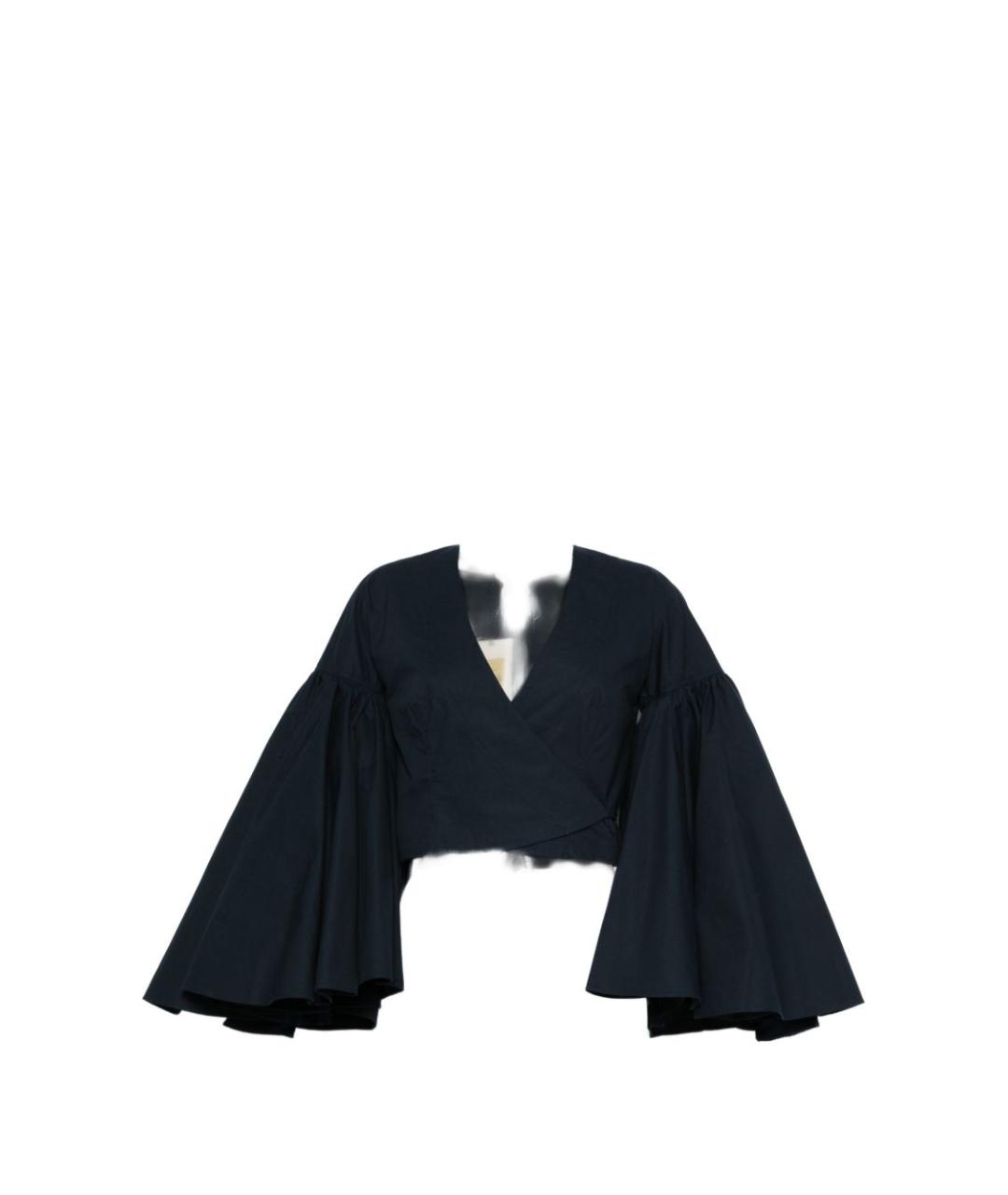 JACQUEMUS Синяя хлопковая блузы, фото 6