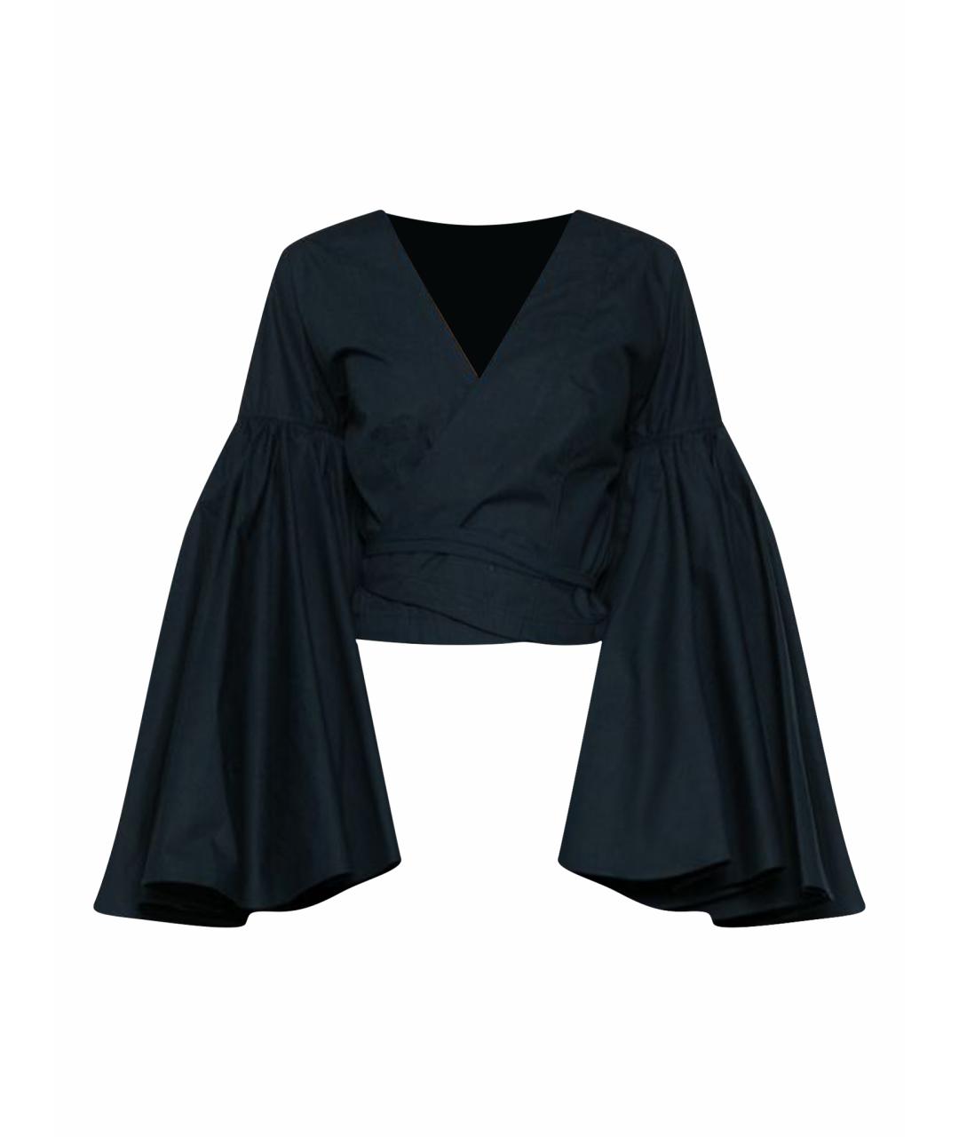 JACQUEMUS Синяя хлопковая блузы, фото 1